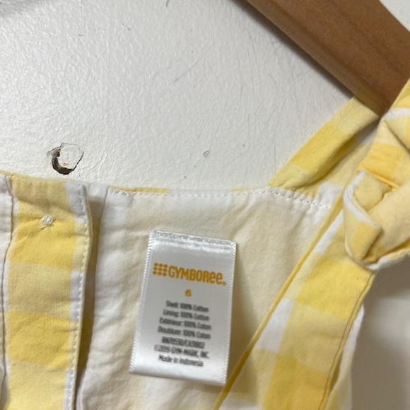 Gymboree Casual Yellow Dress with Playful Ruffles - Picture 2 of 2